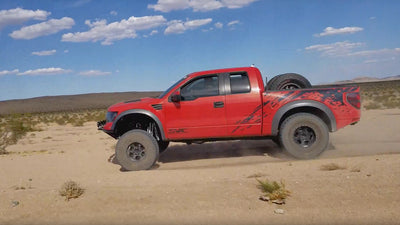 Gen 1 Ford Raptor SVC Offroad Mid Travel in Action