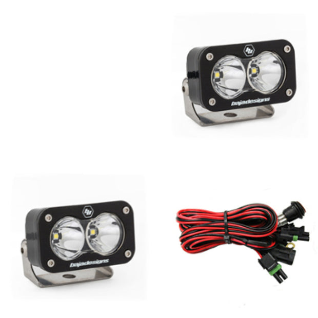 Baja Designs S2 Pro Series LED Light Pods Spot Pattern - Pair