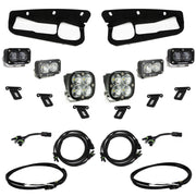 Baja Designs 21-22 Ford Bronco w/Steel Bumper S2 SAE Sportsmen Fog Pkt Light Kit w/Upfitter - Clear