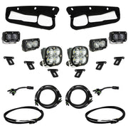 Baja Designs 21-22 Ford Bronco w/Steel Bumper S2 SAE Pro Fog Pocket Light Kit w/Upfitter - Clear