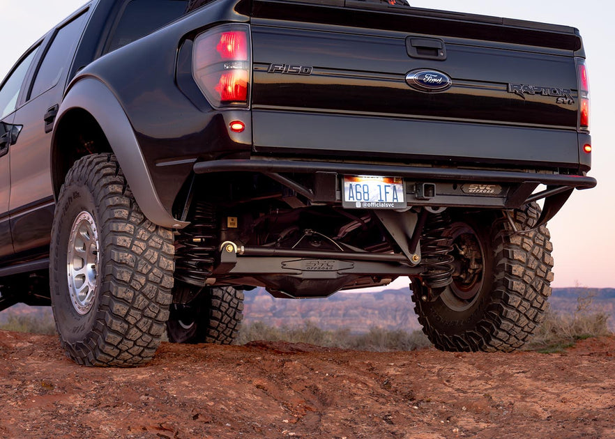Baja 1000 Raptor R Rear View SVC Offroad Baja V3 Rear Bumper - Gen 1 Ford Raptor